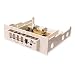 Electronics : USB 2+1394 6-PORT Bay Hub Beig