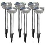 SS DOME SOLAR LIGHT SET 6PK