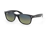 Ray-Ban RB2132 Sunglasses (901/76) Black /Crystal Polarized Blue Lens 52mm