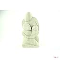massive Steinfigur Gartenfigur Skulptur handgefertigt 30 cm Gartendeko Dekoration Figur