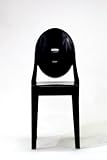 Ghost Side Chair in Black