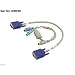 Compaq VGA Video/PS2 Keyboard-Mouse KVM Remote Switch Cable Kit - Refurbished - 233805-001