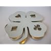 Four Leaf Clover Poker Weight (Silver)