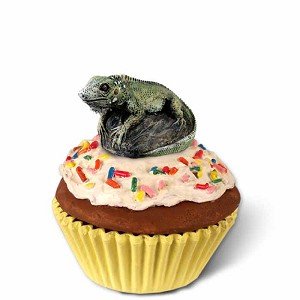 Iguana Cupcake Trinket Box