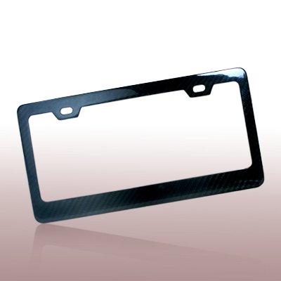 Real Carbon Fiber License Plate Frame