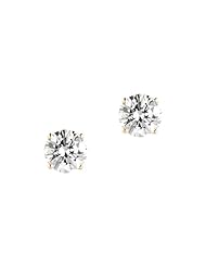 1/3 ct. tw. Diamond Solitaire Earrings in 14K Yellow Gold