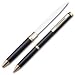 Black Ink Pen Knife with Serrated Blade