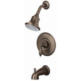 Price Pfister 808E0BZ Catalina Single-Handle Tub and Shower Faucet, Oil Rubbed Bronze
