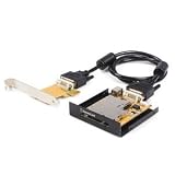 StarTech.com PCI Express to Expresscard Front Bay - ExpressCard adapter - PCI Express x1 - black