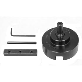 Big Horn 13209 3-Inch Rosette Cutterhead for Drill Press, 1 2-Inch Shank by Big Horn