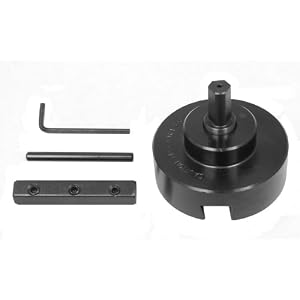 Big Horn 13209 3-Inch Rosette Cutterhead for Drill Press, 1 2-Inch Shank by 