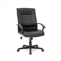 Gruga Seating Manager's Leather Chair in Black