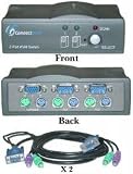 PS/2 - 2 Port KVM Switch with Cables