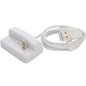 Brand New Small White USB Charger Dock Cradle Docking Station for Ipod Shuffle 2nd 3rg Gen Generation + 12 Month Warranty