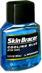 Mennen Skin Bracer Cooling Blue After Shave 3.5 oz.