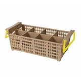 Eight-Compartment Cutlery Basket - 17" X 8" X 6"