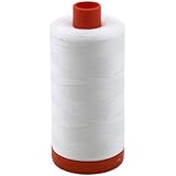 Aurifil Mako Cotton Thread Solid, 1422 yd, White