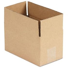Universal 166336 - Corrugated Kraft Fixed-Depth Shipping Carton, 5w x 9l x 5h, Brown, 25/Bundle-UNV166336