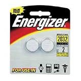 Energizer Watch/Electronic Batteries, 3 Volts, 2032, 2 batteries (Lithium Button Cell)