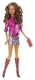 J1383 Purple High Heel Boots Barbie Fashion Fever Doll - 13