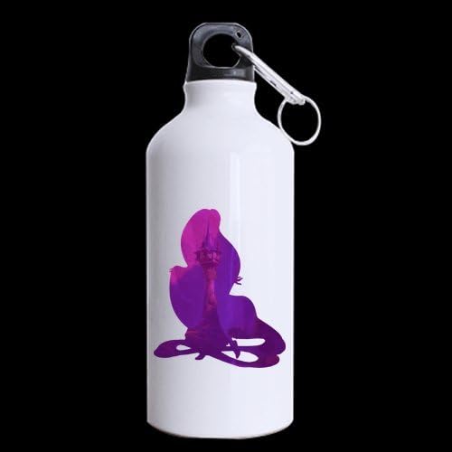 Sysuser Cartoon Tangled Princess Rapunzel Custom Travel Mug Sport Bottle Cup 13.5 OZ Office Home Cup (Printed on two sides)