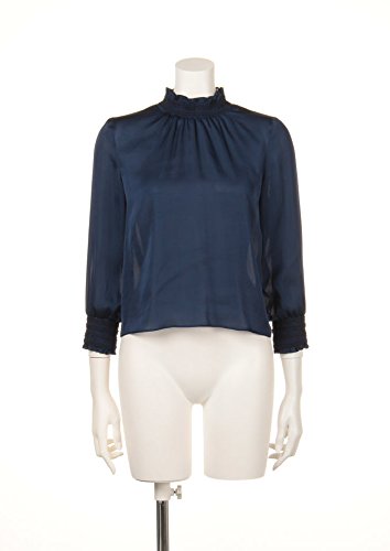 (リリーブラウン)Lily Brown スモッキングサテントップス