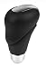 Produkt-Bild: Avanto Leder / Aluminium Schaltknauf inkl. 2 Adapter - GV-GN2505 - schwarz