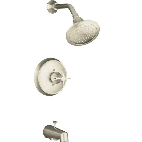 Kohler K-T4643C-BN/K-304-K Memoirs Classic One Handle Tub Shower Faucet - Brushed Nickel