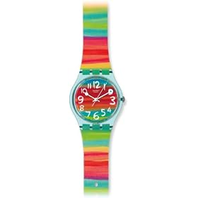 Swatch - GS124 - Classic - Montre Femme - Bracelet Plastique Multicolore