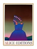 ポスター ジャン ミシェル フォロン Alice Editions 傷有りSALE品 額装済 ウッドハイグレードフレーム(ネイビーブルー)