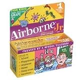 Airborne Jr. Cold Preventive Tablets For Kids, Great Grape Flavor - 10 Effervescent Tablets