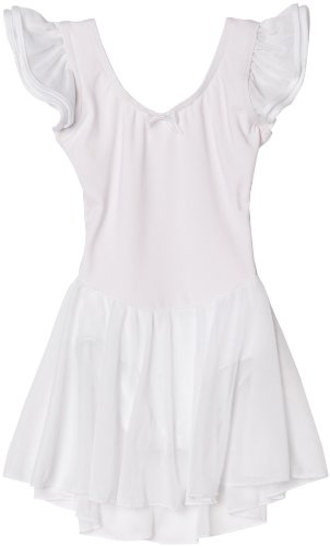 Capezio Girls 7-16 Flutter Sleeve Dress Leotard