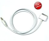 Better Sound - Extra Long - Dock connector to Car stereo Auxiliary AUX-IN Cable for Apple iPod Touch (All Generations) - 3.5MM JACK Line Out Audio Lead - Length : 2m/6.5ft - High Grade - 12 Month Warranty 