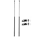 Maxpow Qty (2) Rear Hatch Gas Charged Lift Support Struts Compatible With Mitsubishi Eclipse 1995 1996 1997 1998 1999 4952L-R Excluding Convertible