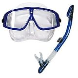 Aqua Sphere Sphera Swim Mask & Oceanic Ultra Dry Snorkel - BL