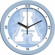 Appalachian State Mountaineers 12 Wall Clock
