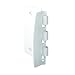 Prime-Line Products U 9888 Door Lock, Flip Action, Steel, White Finish