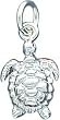 Sterling Silver Sea Turtle Charm