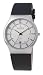 Skagen #233XXLSLC Men's Stainless Steel Easy Reader Leather Strap Slim Dress Watch