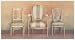 2 Chaises et 1 Fauteuil By David Laurence. ART PRINT Size: 28 x 20 Inches