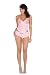 2 PC. Ultra soft halter camisole with floral embroidery, and
