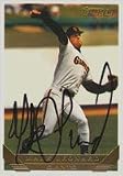 Mark Leonard, San Francisco Giants Autographed Card