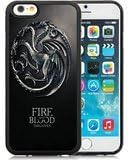 iPhone 6 Case,Game Of Thrones Fire And Blood Targaryen House Black Shell Cover For iPhone 6S 4.7 Inches,TPU Skin