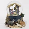 Kurt S. Adler 100MM Musical Nativity Waterglobe, "Silent Night."