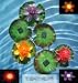 POND/POOL SOLAR FLOATING WATER LILY SPOT LIGHTS (Set of 3)