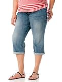 Motherhood Maternity: Plus Size Secret Fit Belly(tm) Cropped Maternity Crop Jeans
