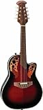 Ovation MCS148 Acoustic Electric Mandolin, Ruby Redburst