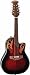 Ovation MCS148 Acoustic Electric Mandolin, Ruby Redburst