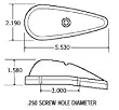 Truck-Lite Model 26 Rubber Mount Bulb Replaceable Red Lens 26765R