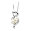 Sterling Silver 2 P's in A Pod Motherhood Sentimental Expressions Necklace